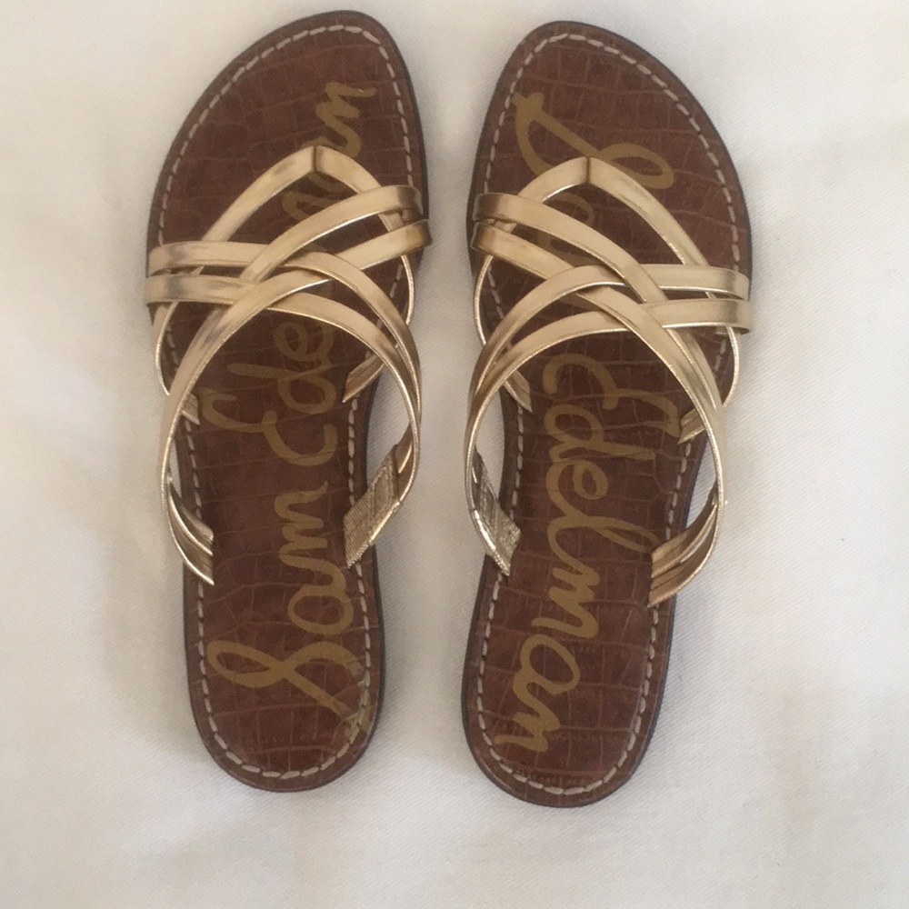 Sam Edelman Gold Sandals